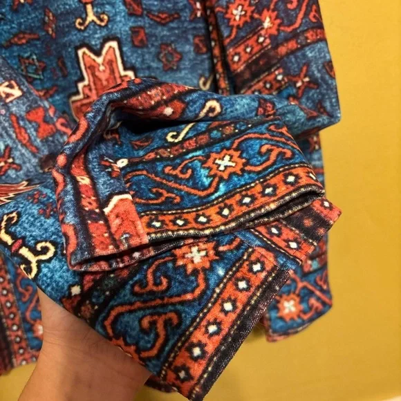 Persian Velvet Floral Dopamine Designer Womens 8 Blazer UK Statement Work Office - Picture 10 of 15